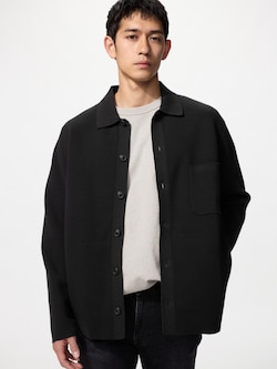 Milano Ribbed Shirt Collar Cardigan