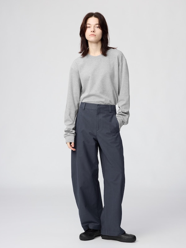 AIRism COTTON LONG SLEEVE STRIPED T