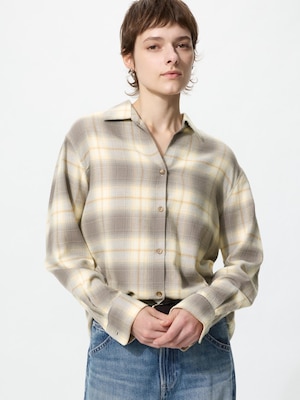 Soft Flannel Skipper Shirt Long Sleeve
