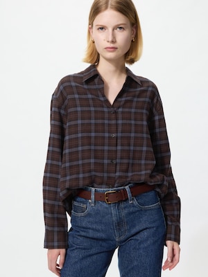 Soft Flannel Skipper Shirt Long Sleeve
