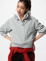 Button Up Sweat
                                                  Pullover