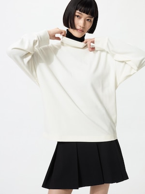 Soft Knitted Fleece High Neck T-Shirt