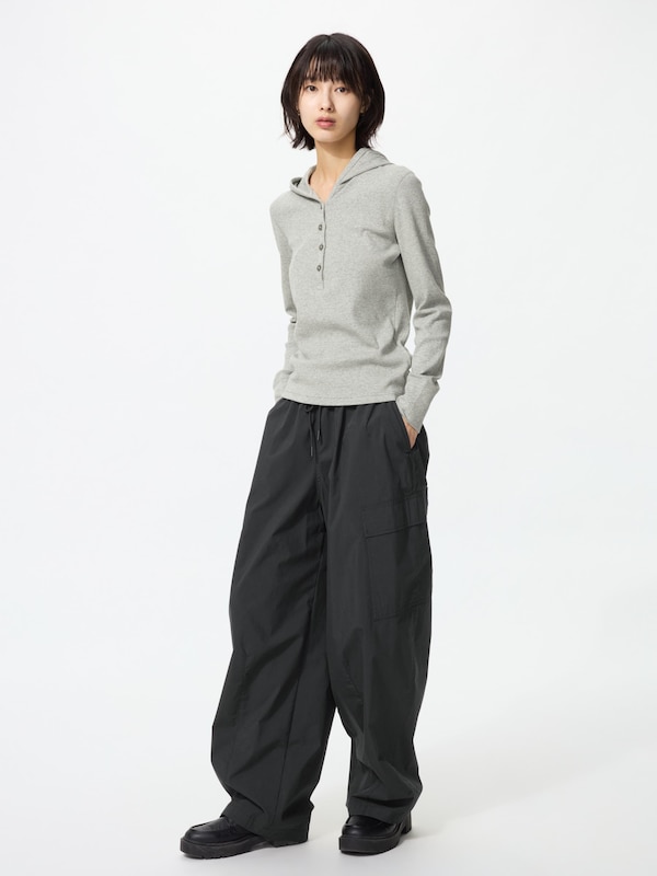 Hoodie Ribbed T-Shirt