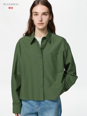 Oxford Boxy Long Sleeve Shirt