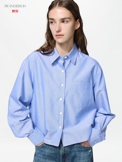 Oxford Boxy Long Sleeve Shirt
