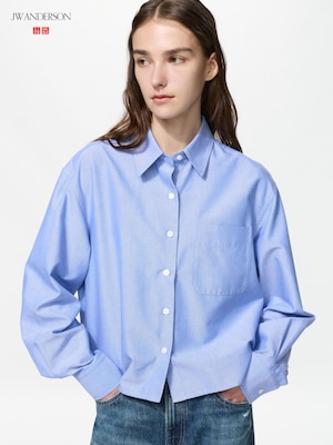 Oxford Boxy Long Sleeve Shirt