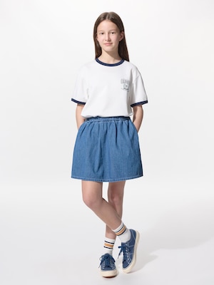 GIRLS Denim Mini Skort