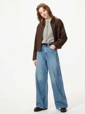 High Rise Wide Jeans