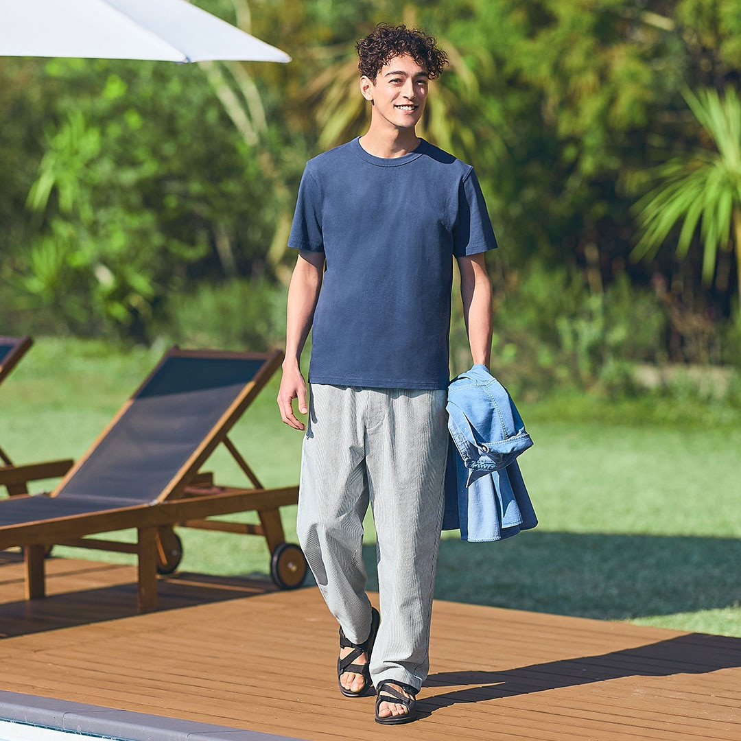 Stretch easy ankle pants