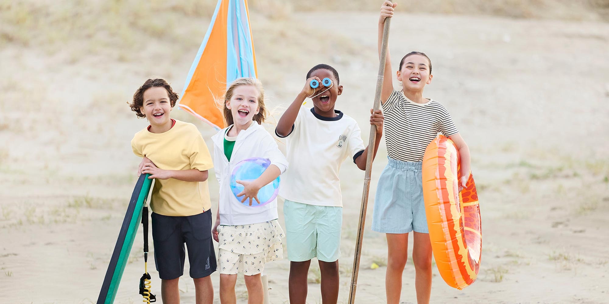 Linen Blend Open Collar