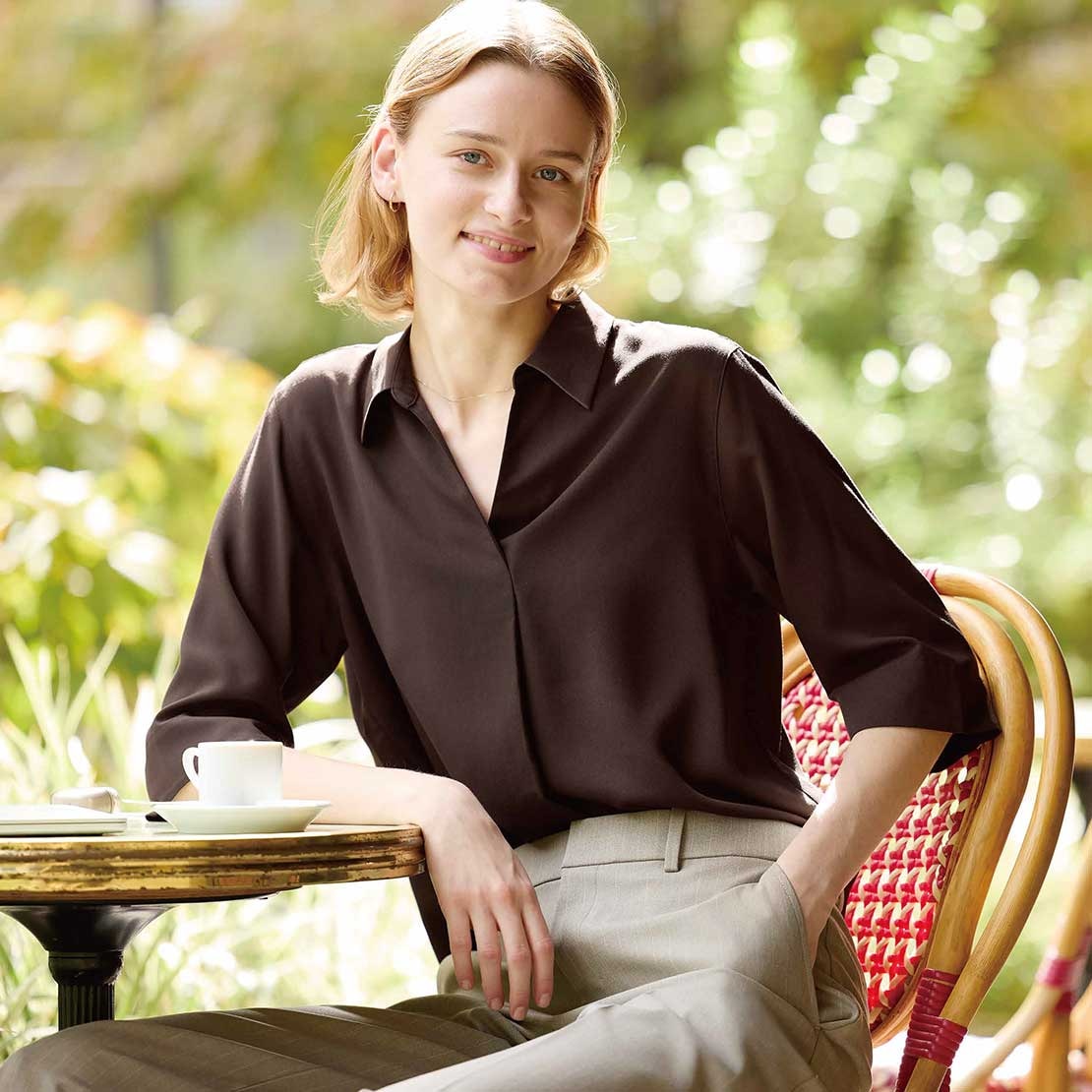 Premium Linen Skipper Collar Shirt