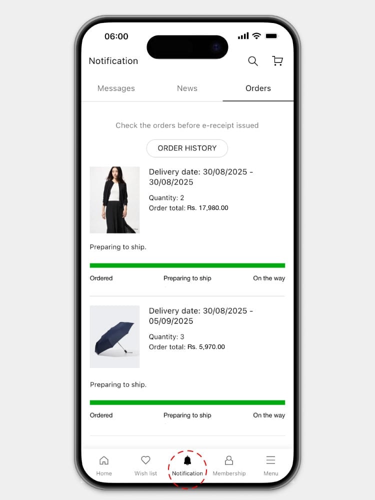You can now find videos of selected products while shopping.