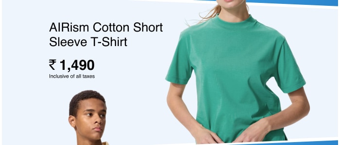 AIRism Oversized Crew Neck T-Shirt