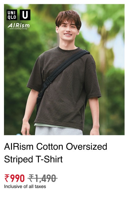 AIRism Oversized Crew Neck T-Shirt