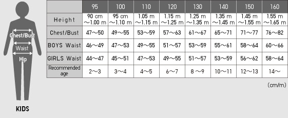 UNIQLO SIZE CHART