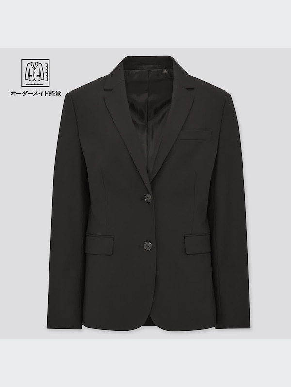 ユニクロ公式 | ストレッチテーラードジャケット（無地・ストライプ・2 