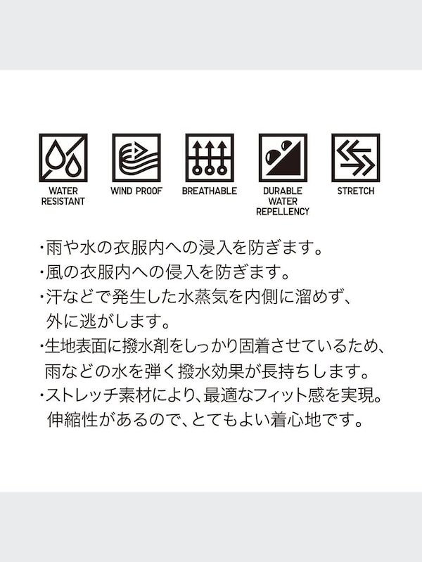 ブロックテックパーカ