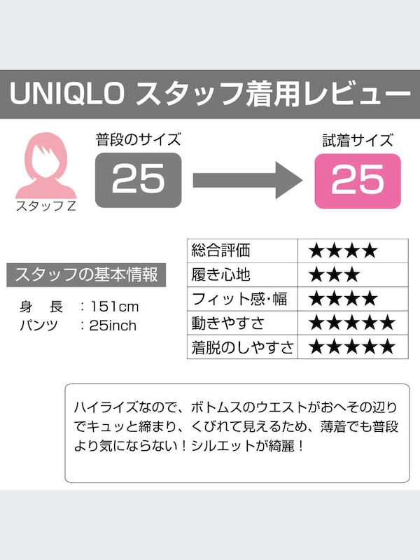 ハイライズシガレットジーンズ（丈標準70cm）