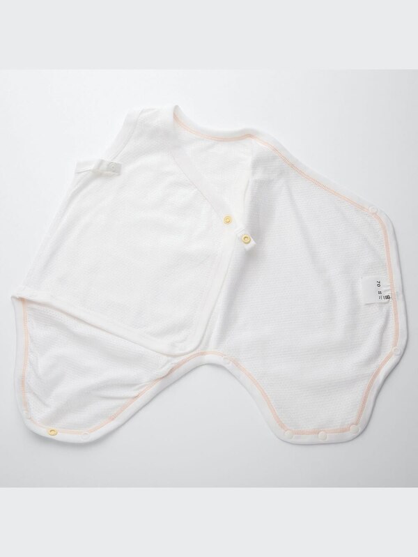 コットンメッシュインナーボディ（ノースリーブ・前開き・2枚組）