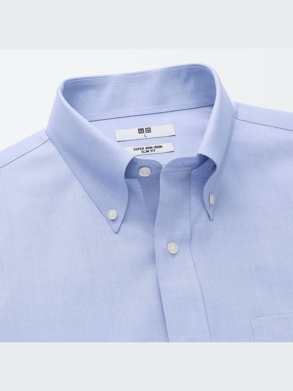 ユニクロ公式 | スーパーノンアイロンスリムフィットシャツ（ボタン