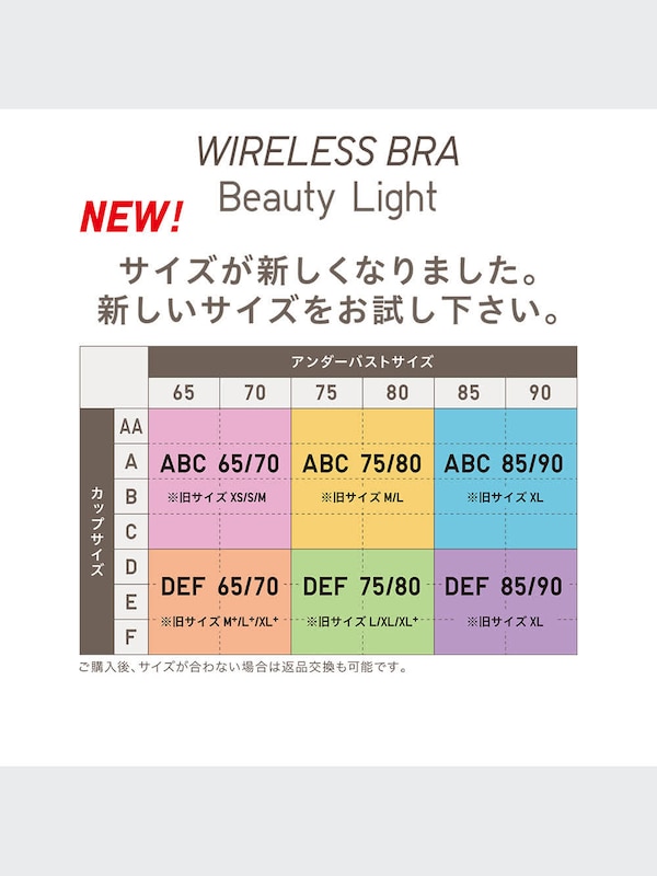 ワイヤレスブラ（ヘザー・ビューティーライト・2019年モデル）