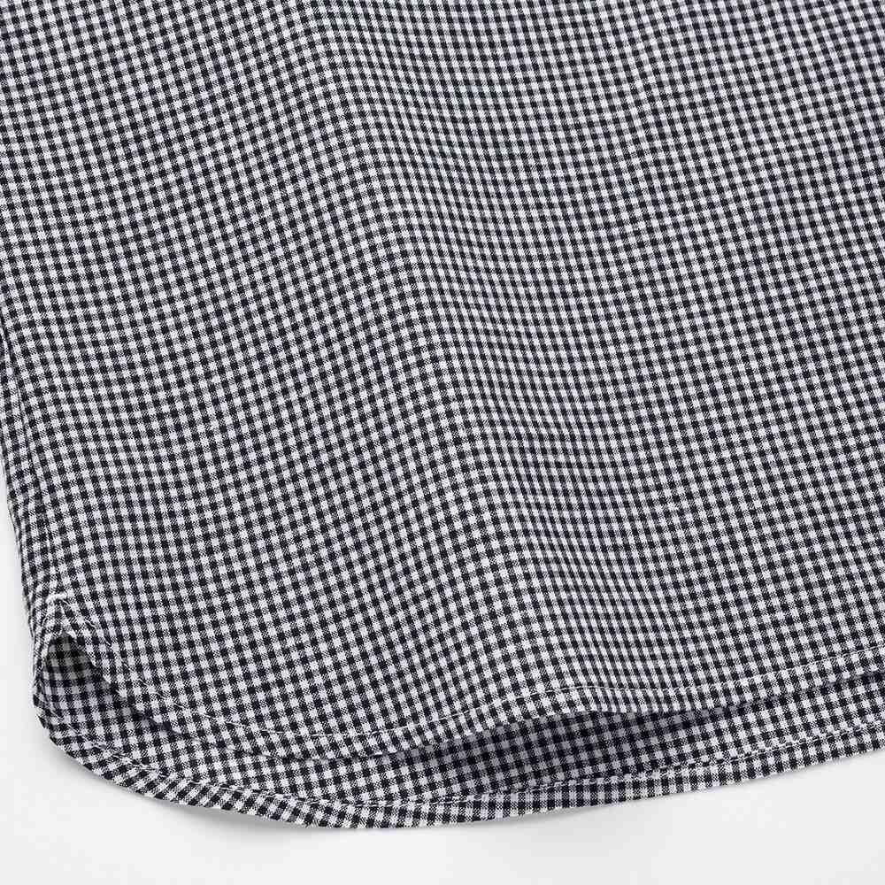 コットンリネンパジャマ チェック 半袖 Women ユニクロ