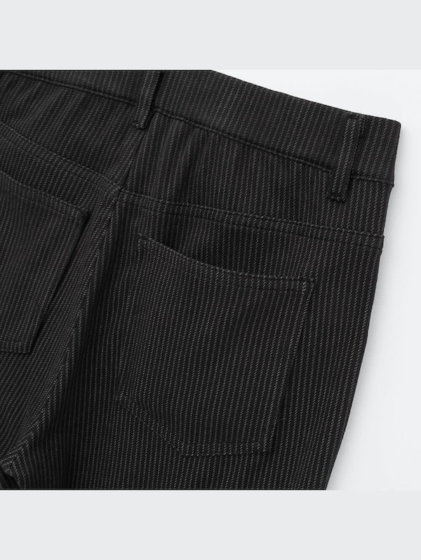 ウルトラストレッチプリントレギンスパンツ（ストライプ・丈長め74.5～76.5cm）