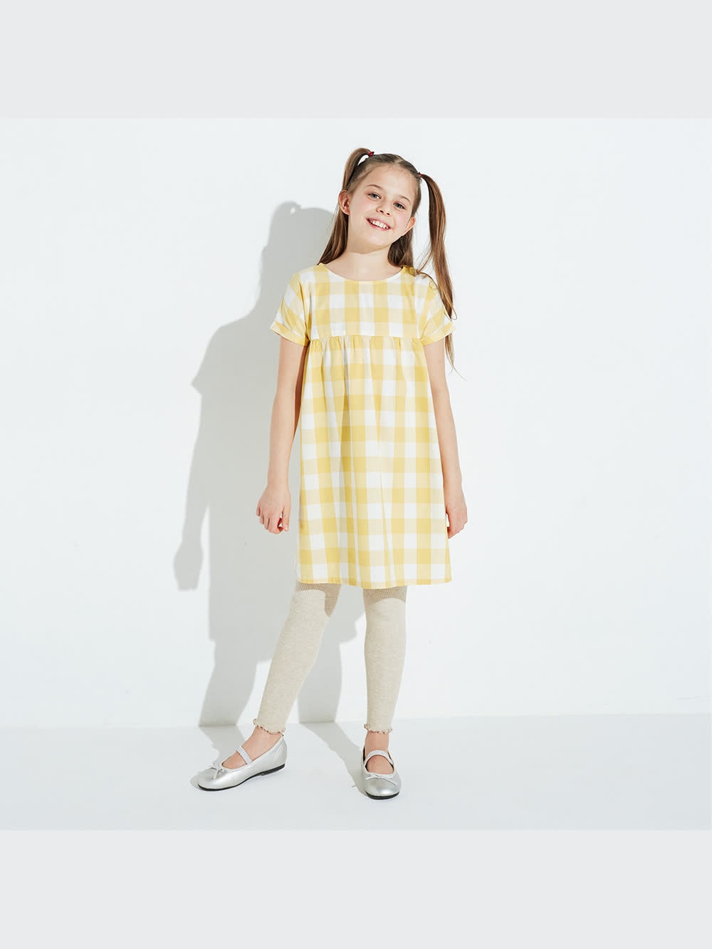 ユニクロ公式 | GIRLS リブメロウレギンス（9分丈）