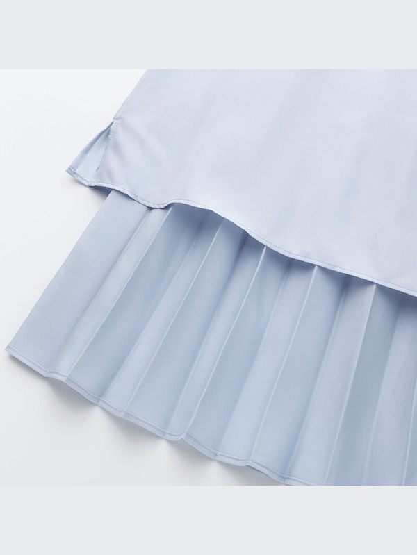 プリーツロングスカート（丈短め75～79cm）