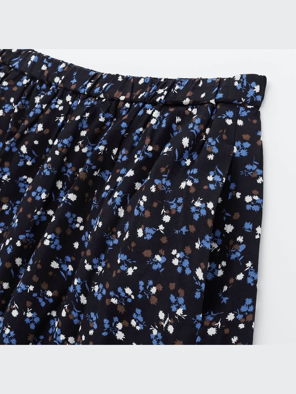 ユニクロ公式 | プリントフレアスカート（丈標準80～84cm）