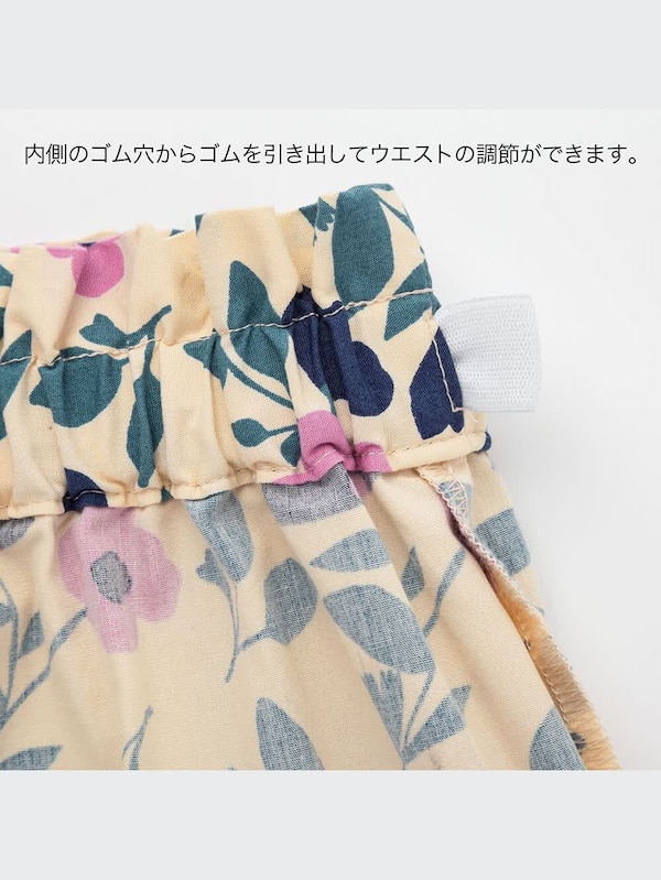 GIRLS イージーショートパンツ（フラワー）
