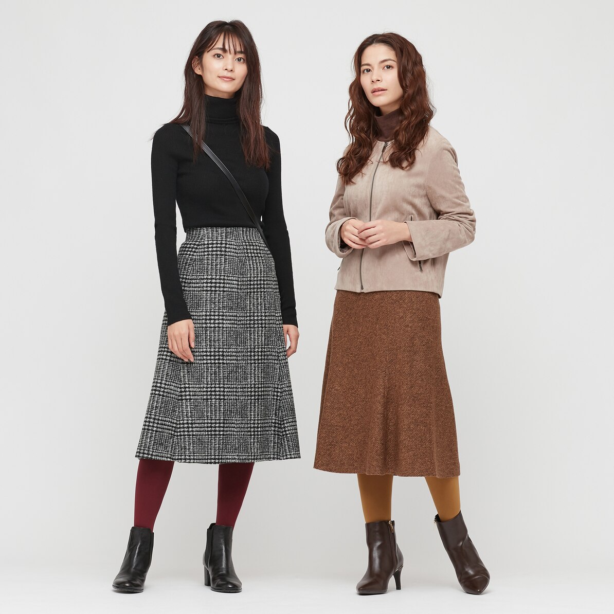 ウールブレンドフレアスカート Women ユニクロ