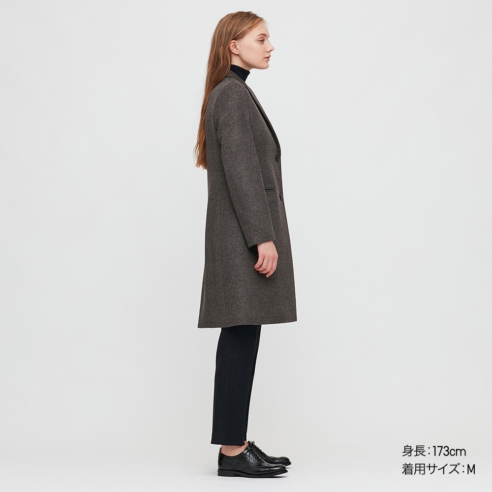 UNIQLO AND LEMAIRE ウール カシミヤ チェスターコート Ｍ