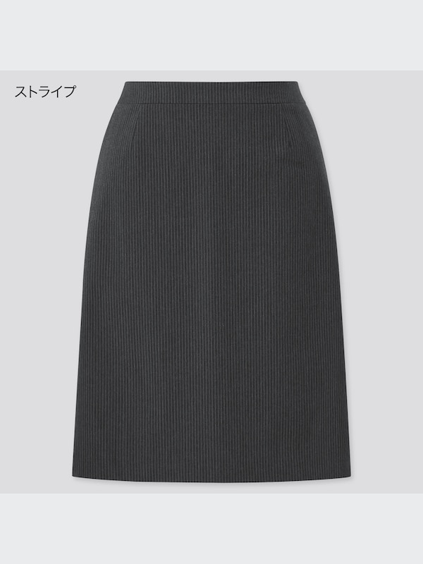 ストレッチフレアスカート（ストライプ・ショート丈・50～52cm）