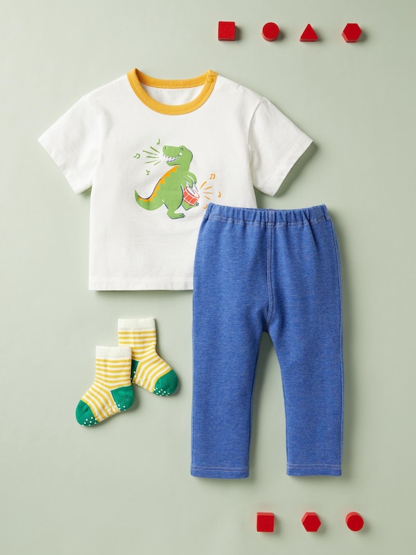 レギンス/デニムライク/10分丈