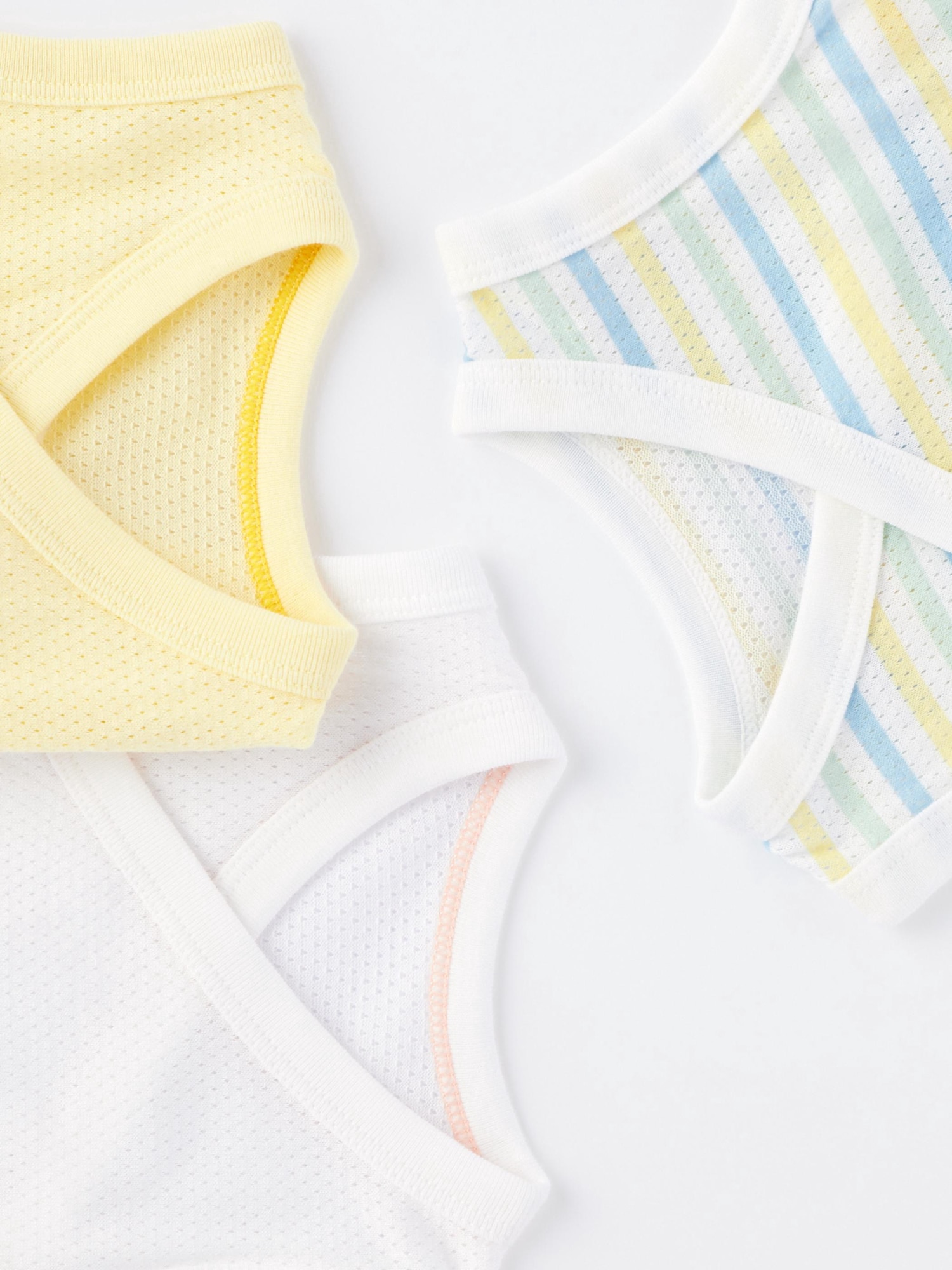 ユニクロ公式 | コットンメッシュボディスーツ/ノースリーブ/前開き