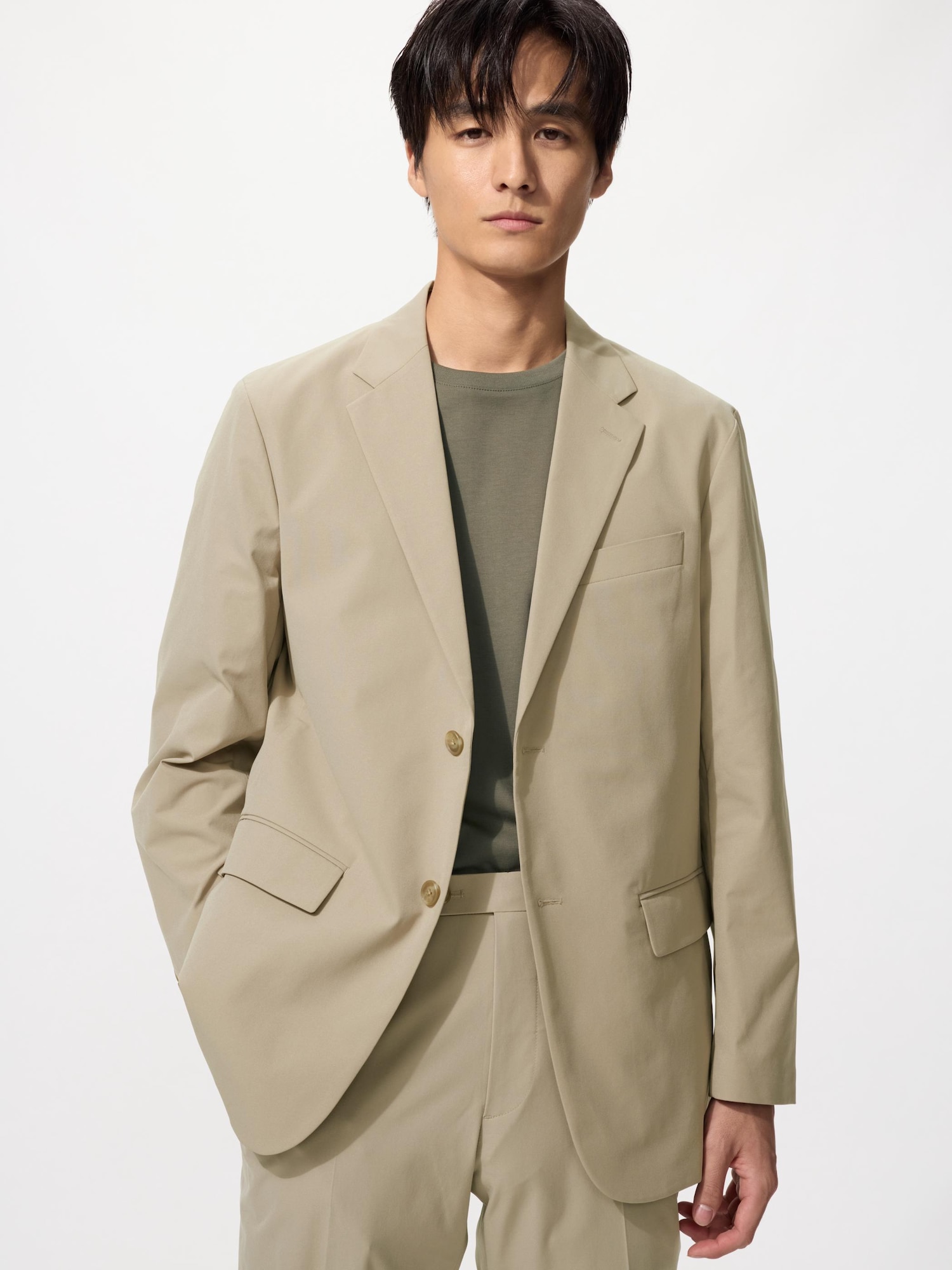 ユニクロ公式 | 感動ジャケット/ライト/袖丈着丈短め