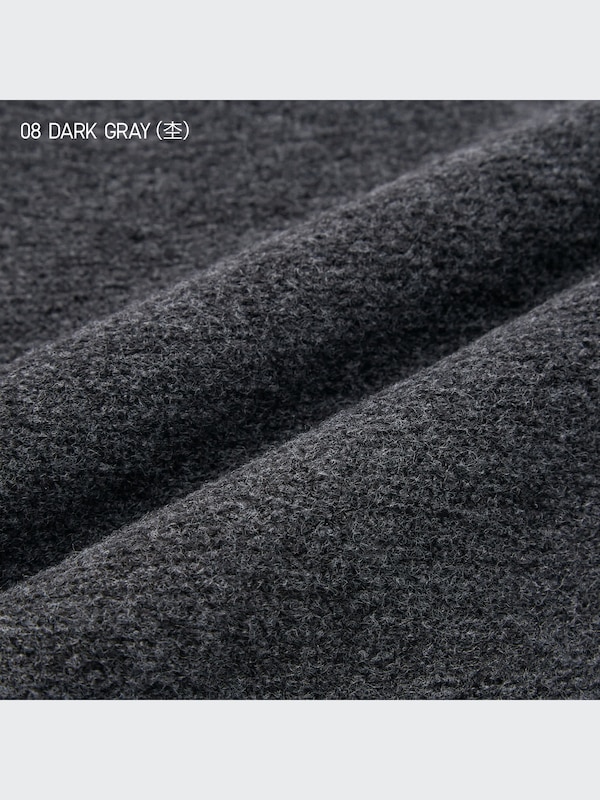 3Dスフレヤーンクルーネックセーター（長袖）