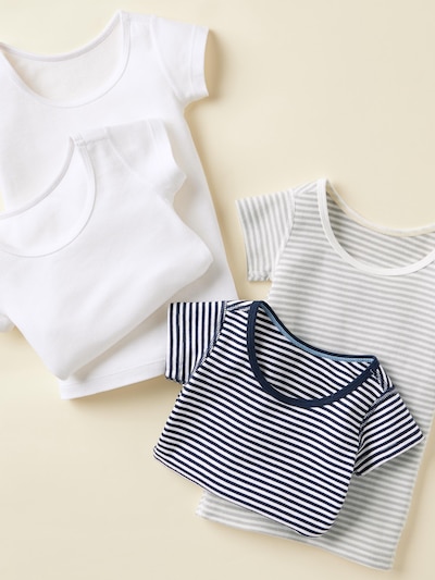 コットンフライスインナーT/2枚組