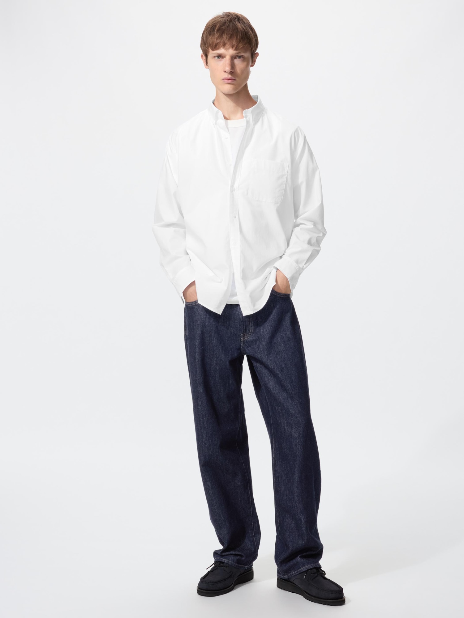 ユニクロ公式 | ブロードシャツ/ボタンダウン