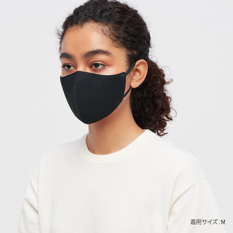 ユニクロ公式 エアリズム3Dマスク（2枚組）不織布フィルター内蔵
