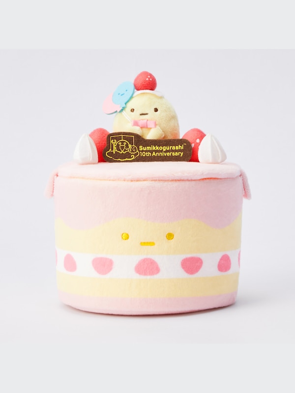 すみっコぐらし UT グラフィックTシャツ コンプリートセット（半袖） シーンぬいぐるみ（たぴおかケーキ）付き
