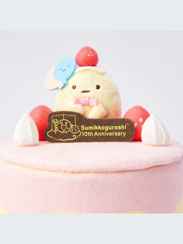 すみっコぐらし UT グラフィックTシャツ コンプリートセット（半袖） シーンぬいぐるみ（たぴおかケーキ）付き