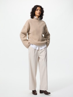 タックワイドパンツ