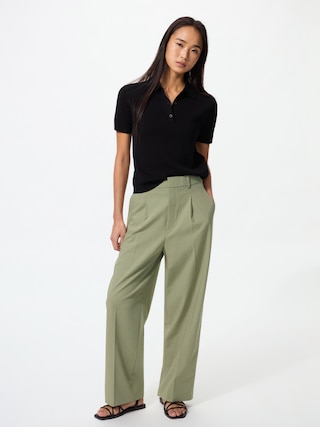 タックワイドパンツ