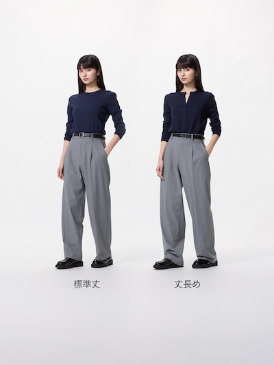 タックワイドパンツ 2