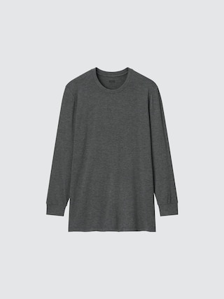 ヒートテッククルーネックT/9分袖