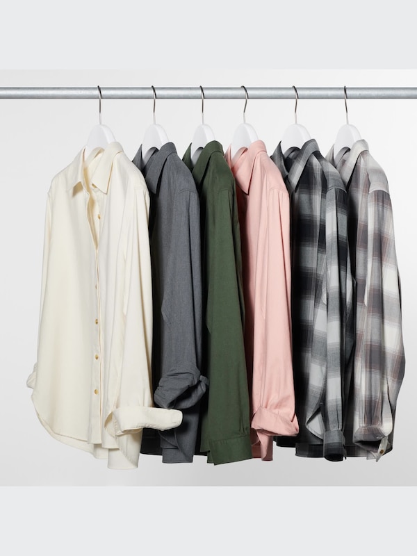 ソフトブラッシュドシャツ（長袖）