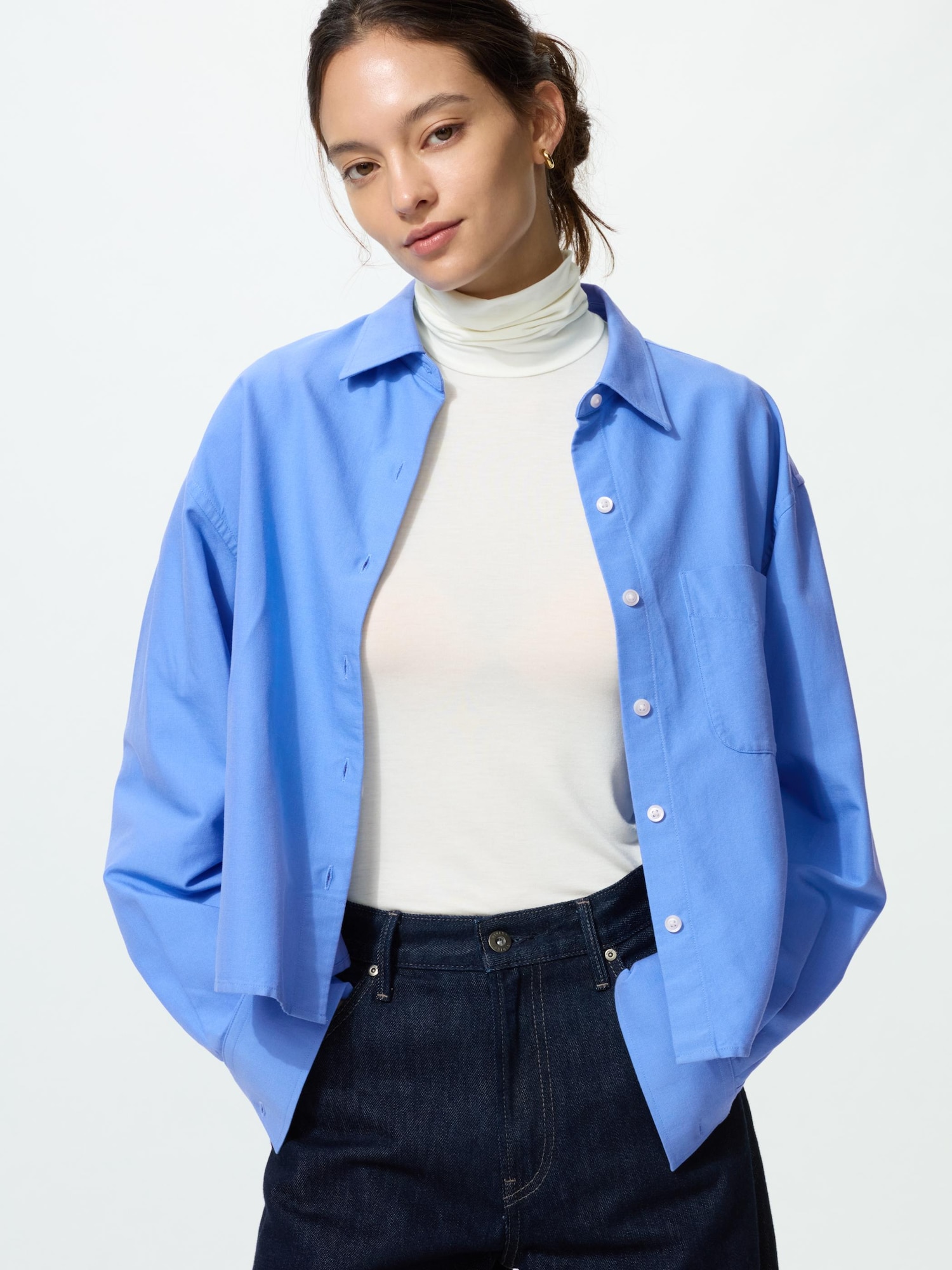 UNIQLO - ユニクロWOMENヒートテックウルトラライトタートルネックT長袖XXL：パープル 2023秋冬新作】ユニクロのレディース・ヒートテックウルトラ
