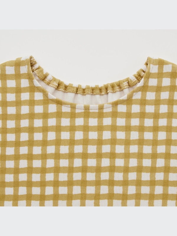 リブクルーネックT（長袖）